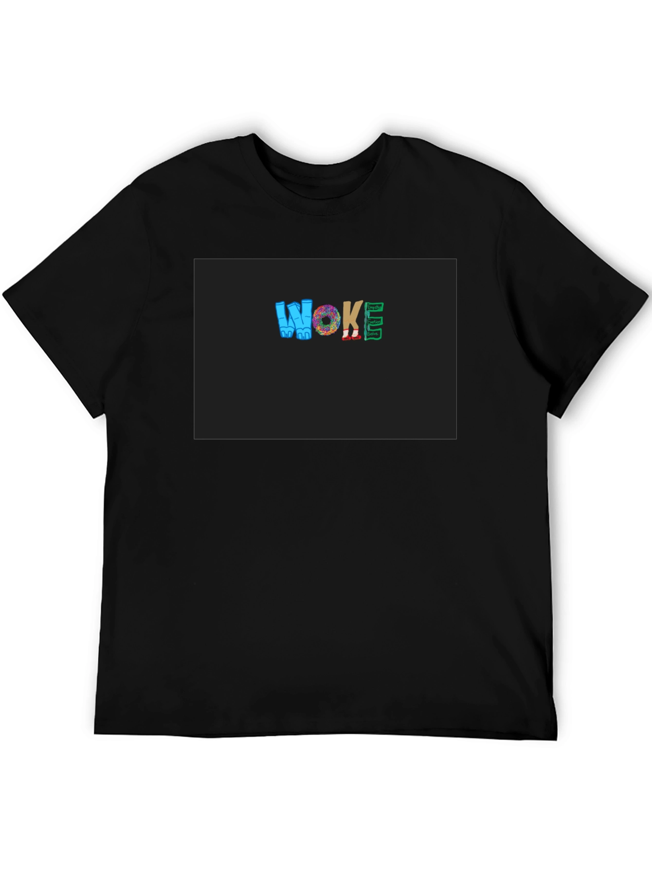 WOKE Graphic Black T-Shirt