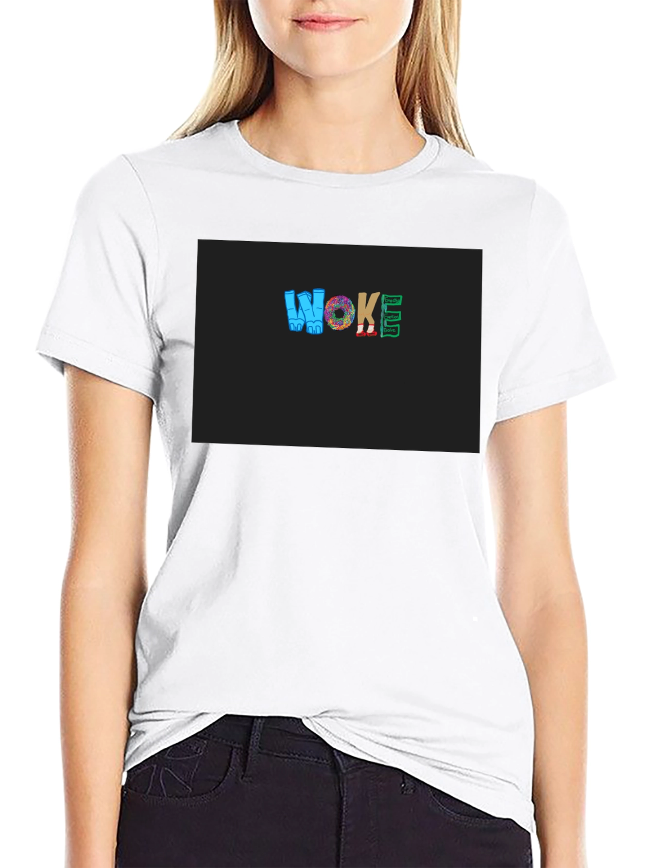 WOKE Graphic Black T-Shirt