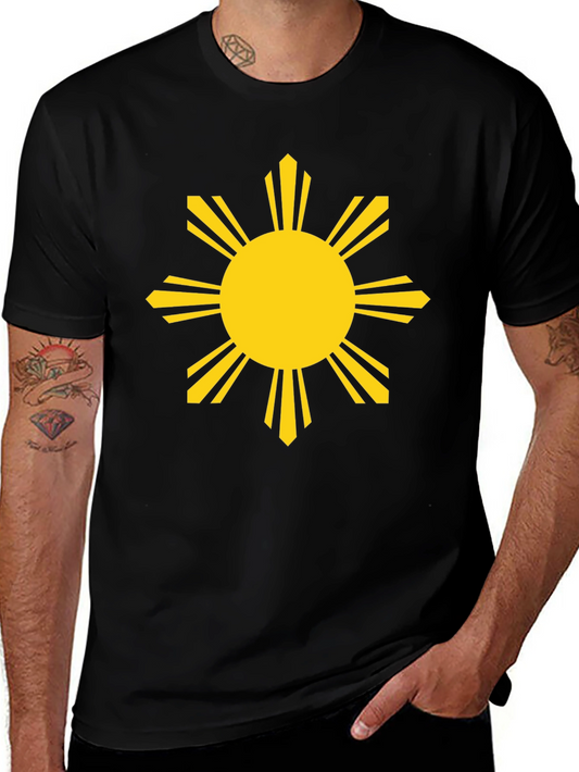 Filipino Sun Graphic Tee - Black