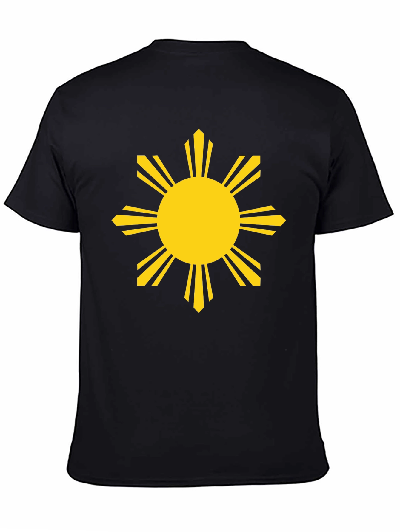 Filipino Sun Graphic Tee - Black