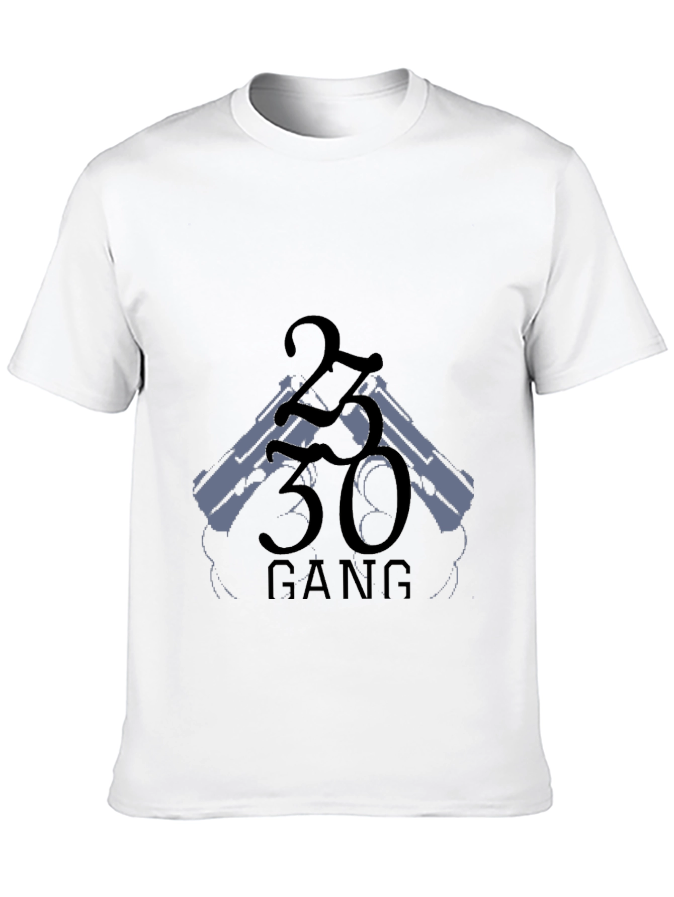 2330 Gang Graphic Black Tee Shirt