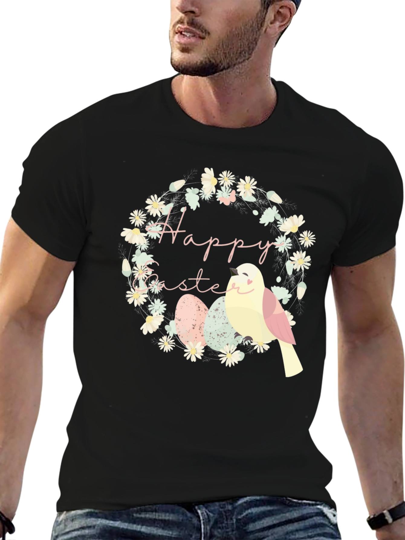 Happy Easter Wreath T-Shirt