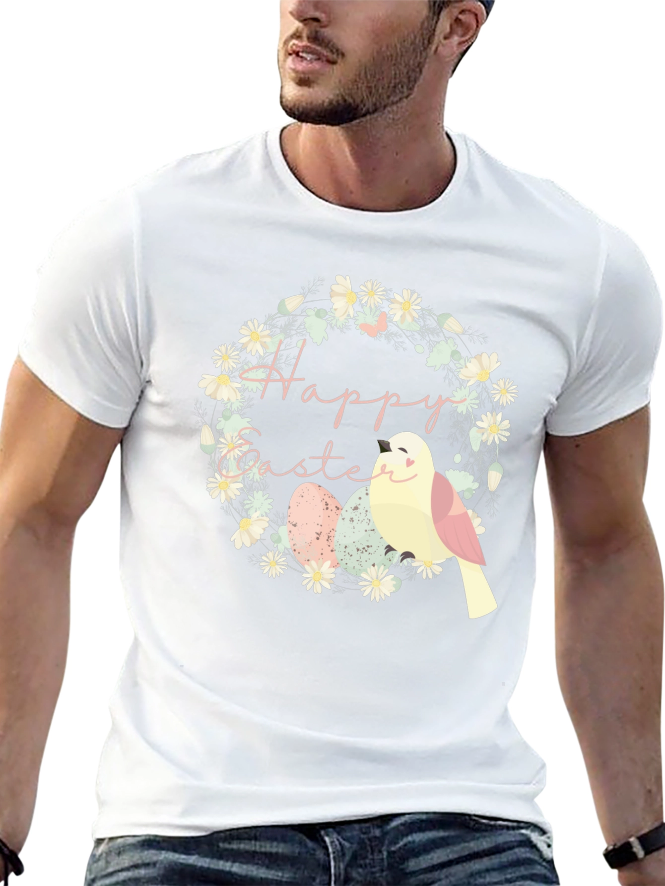 Happy Easter Wreath T-Shirt