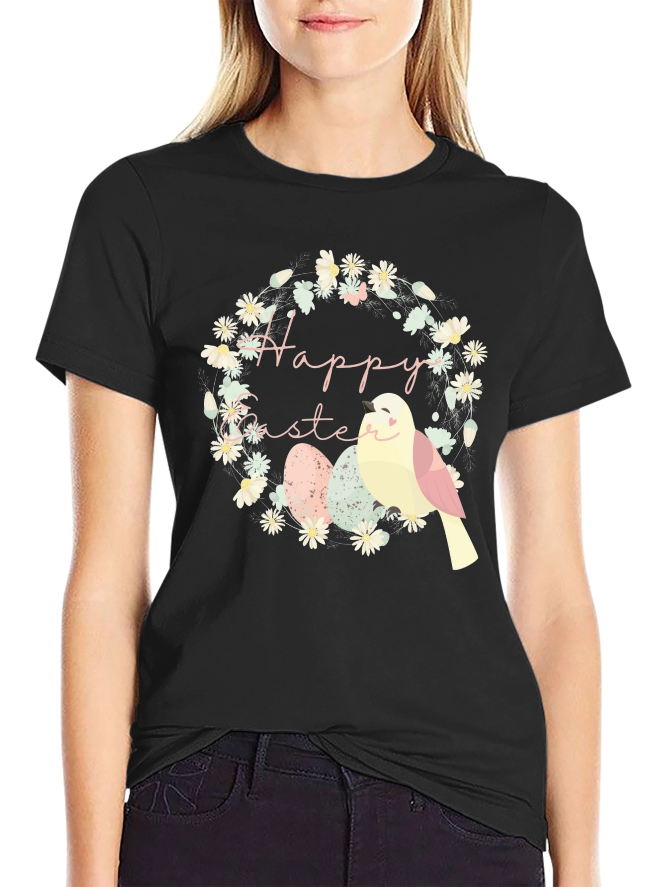 Happy Easter Wreath T-Shirt