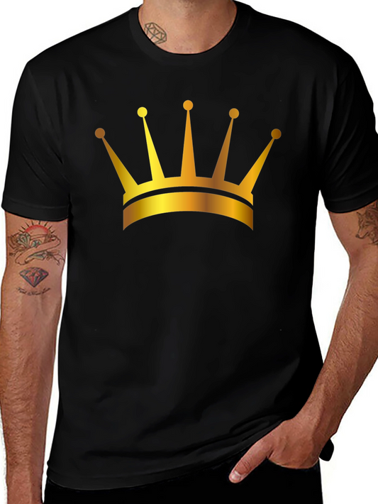 Golden Crown Black T-Shirt