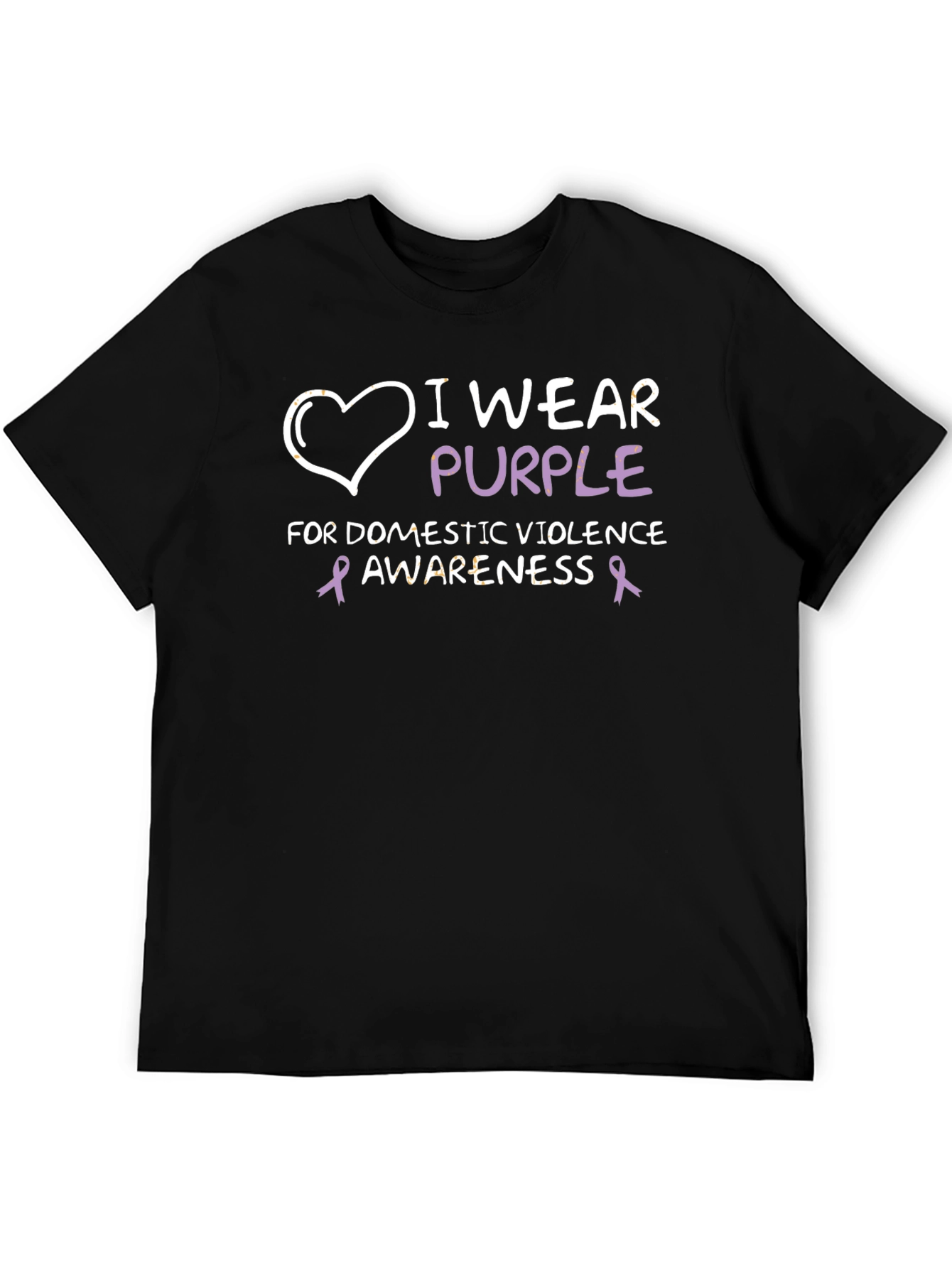 I Wear Purple Domestic Violence Awareness T-Shirt