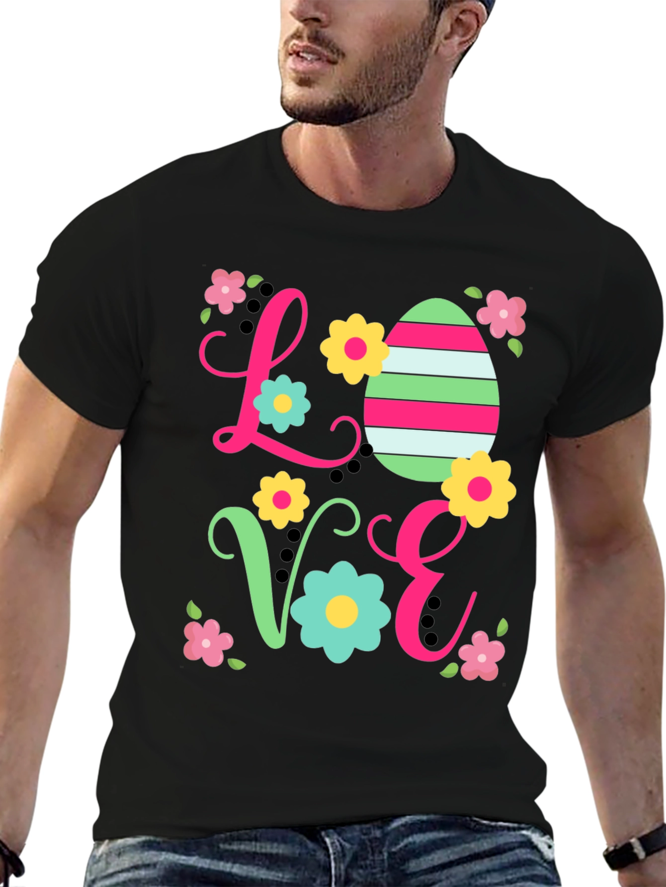 Love Easter Egg Graphic T-Shirt