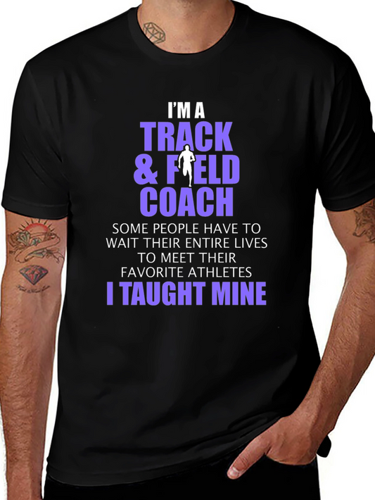 Track & Field Coach T-Shirt Funny Gift