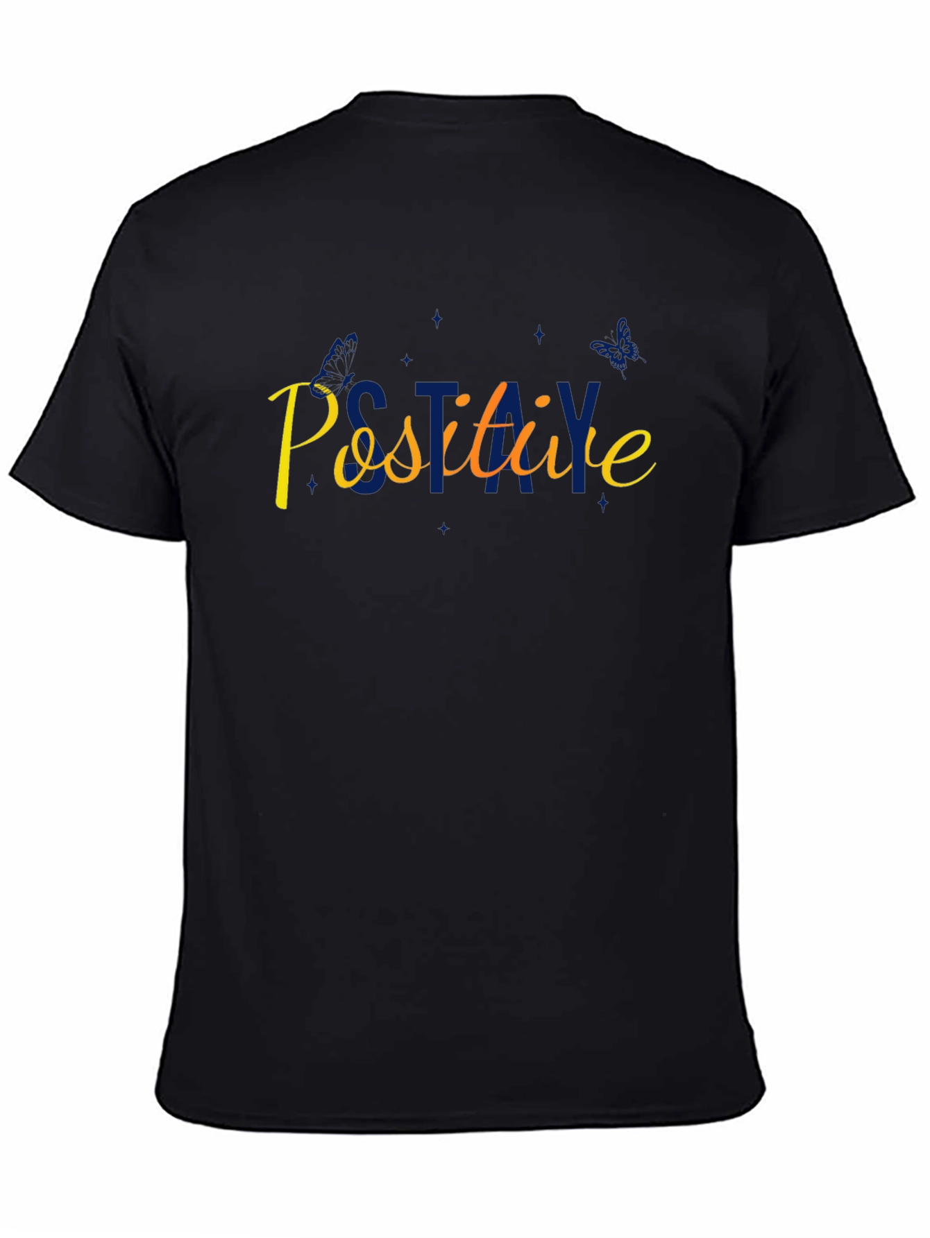 Stay Positive Black T-Shirt