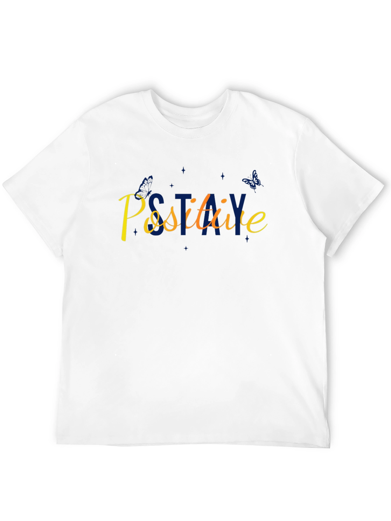 Stay Positive Black T-Shirt