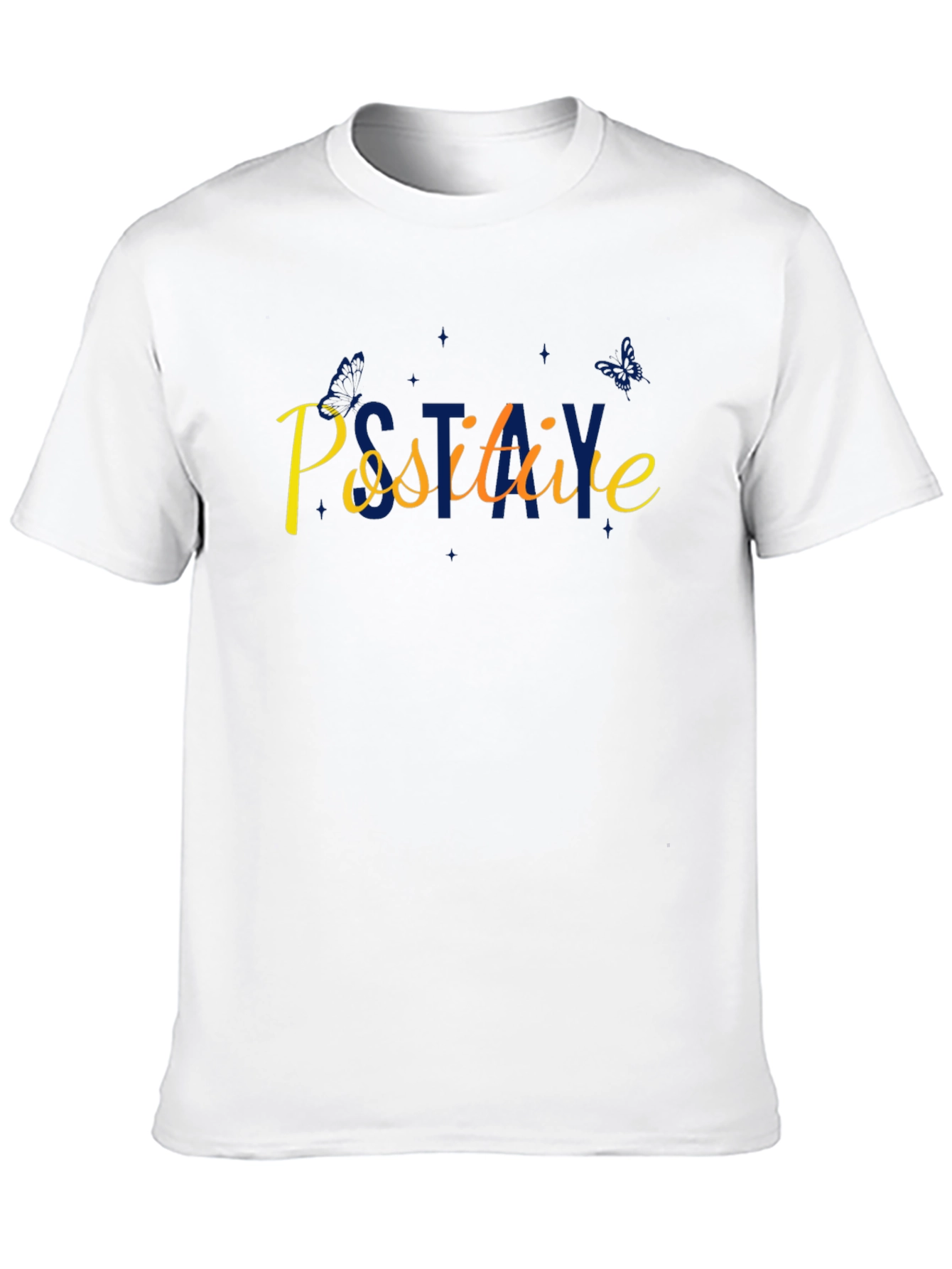 Stay Positive Black T-Shirt