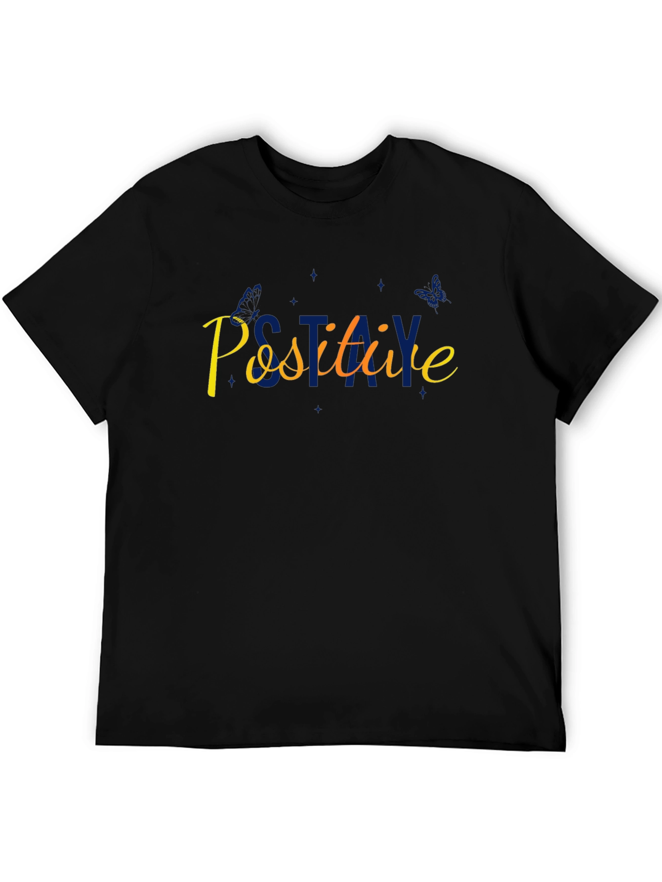 Stay Positive Black T-Shirt