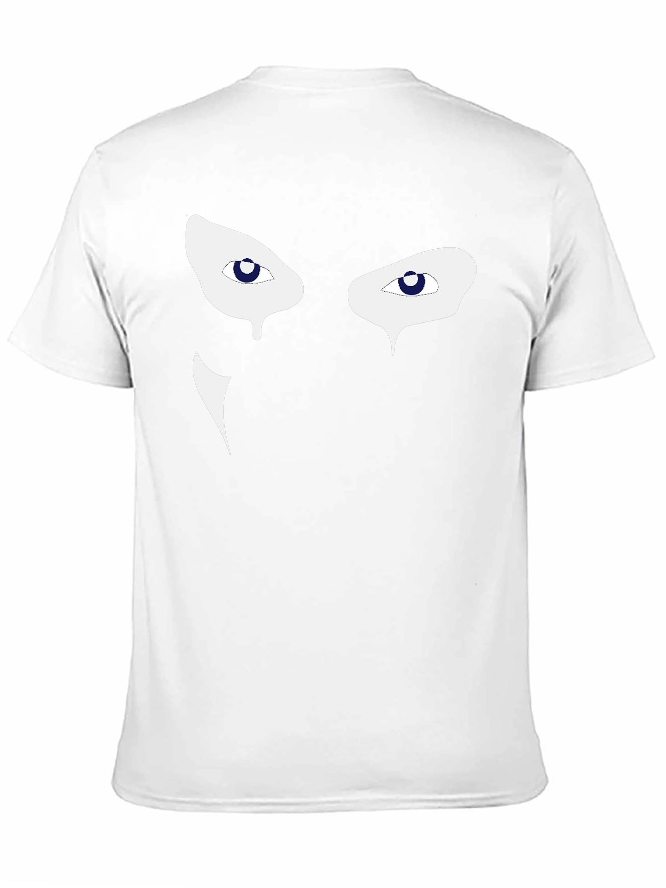 Mens Black Graphic Tee - Mysterious Eyes