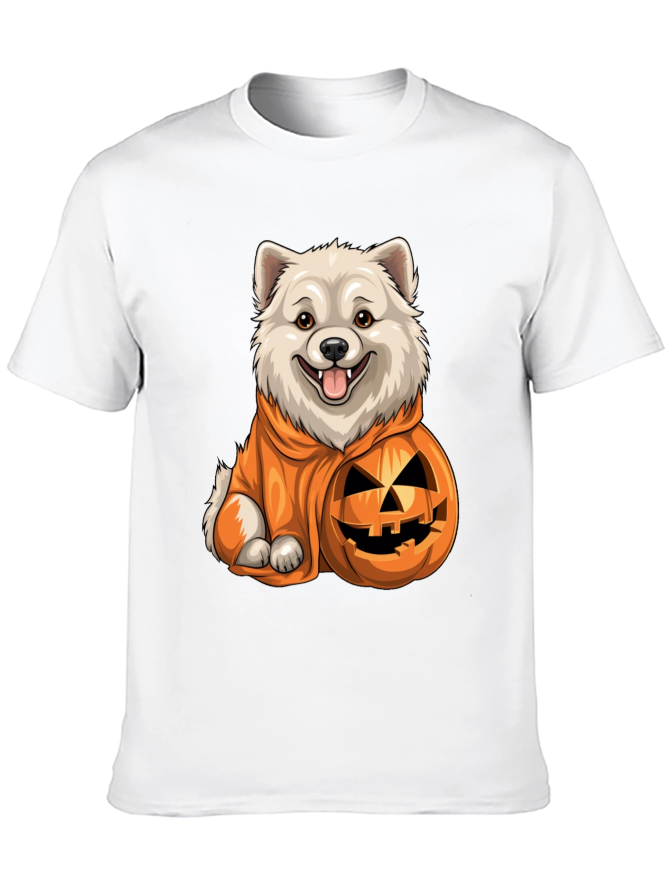 Dog in Pumpkin Costume T-Shirt