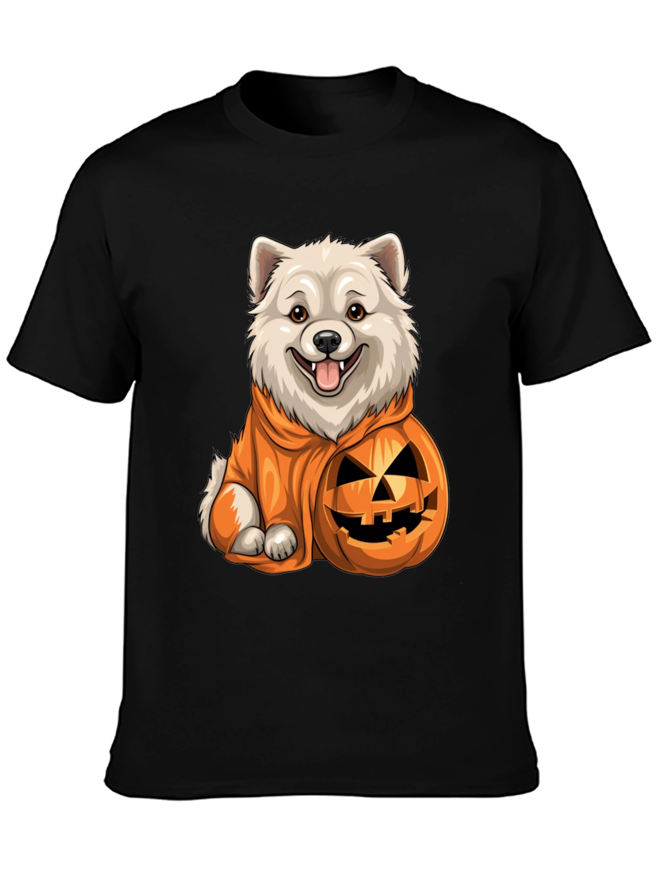 Dog in Pumpkin Costume T-Shirt
