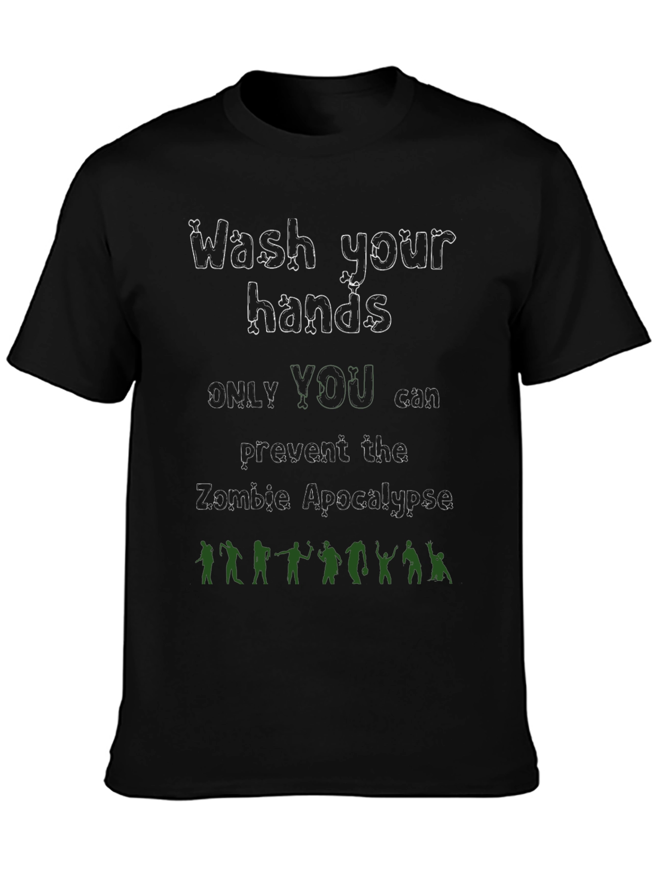 Wash Your Hands Zombie Apocalypse T-Shirt