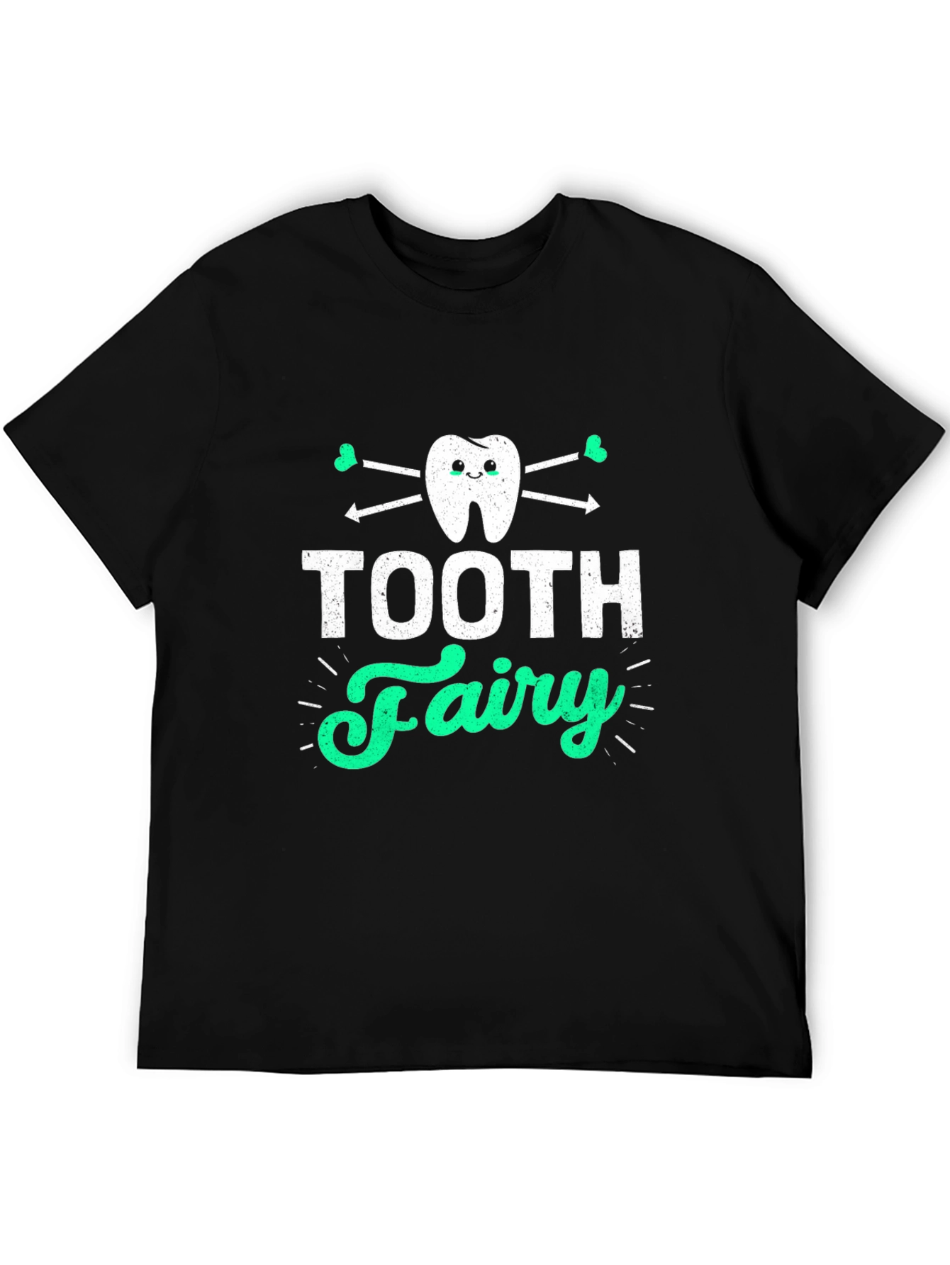 Tooth Fairy Graphic Tee - Black Cotton T-Shirt