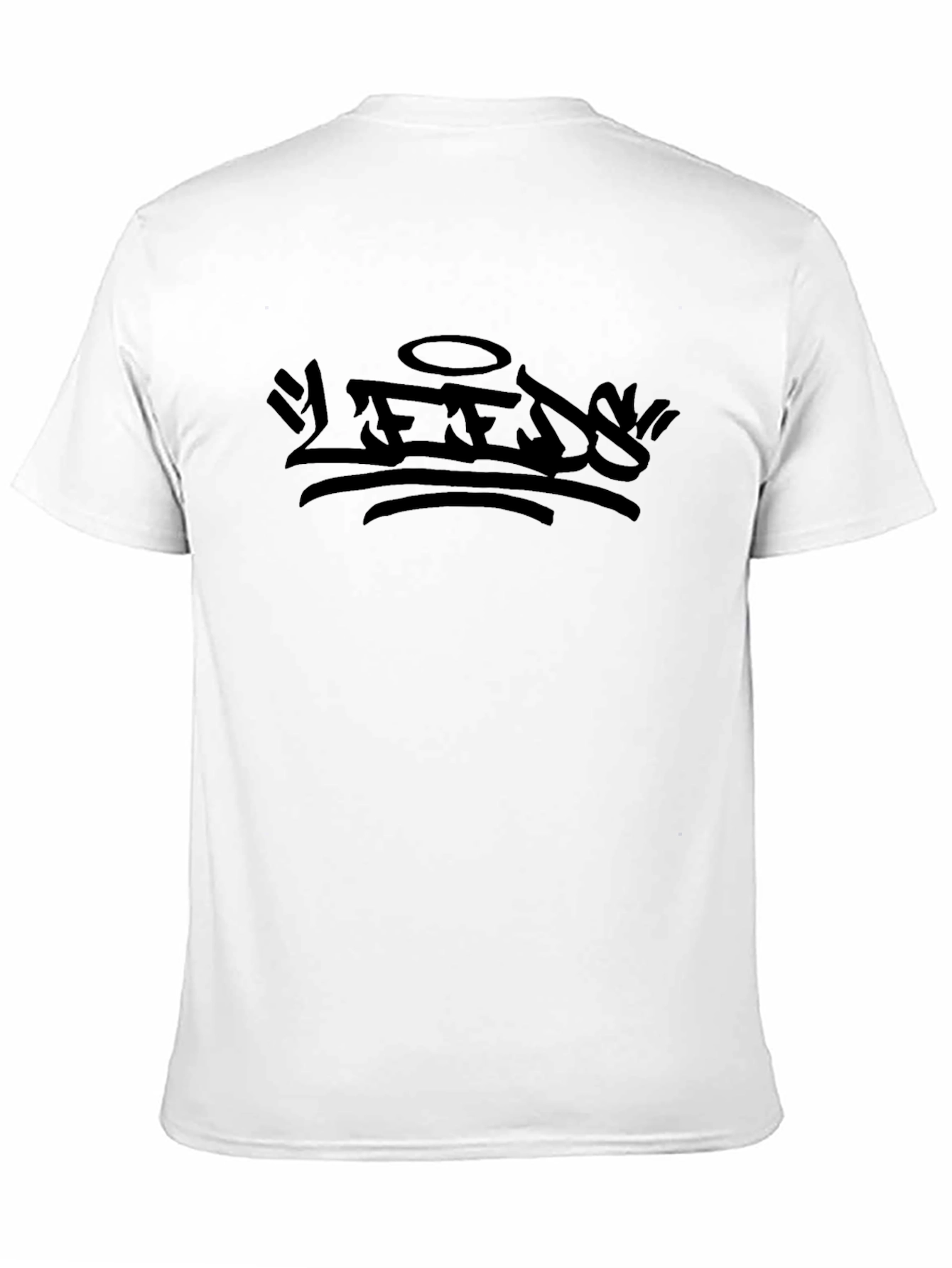 Mens Black Graphic Tee - Urban Streetwear Style