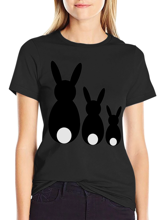 Whimsical Rabbit Family T-Shirt