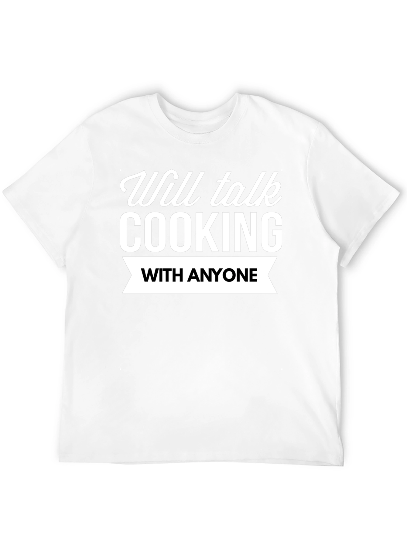 Cooking Enthusiast Black Graphic T-Shirt