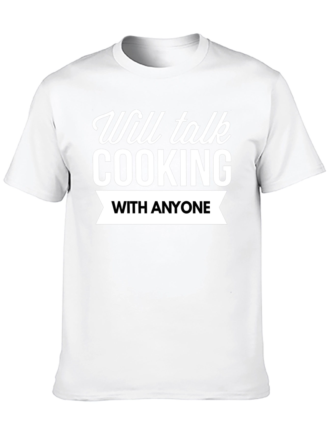 Cooking Enthusiast Black Graphic T-Shirt