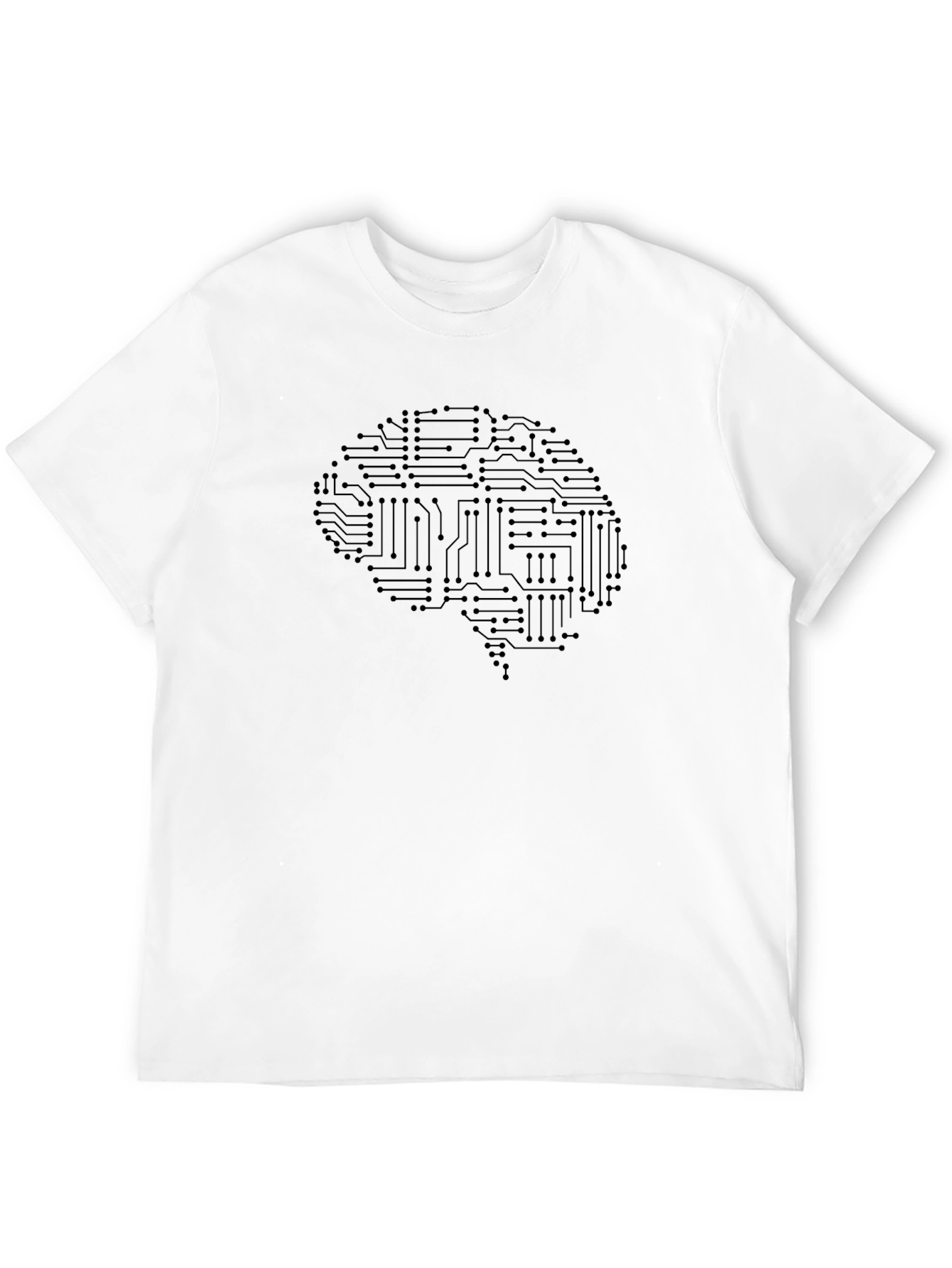 Brain Circuit Board Design T-Shirt - Smart Style