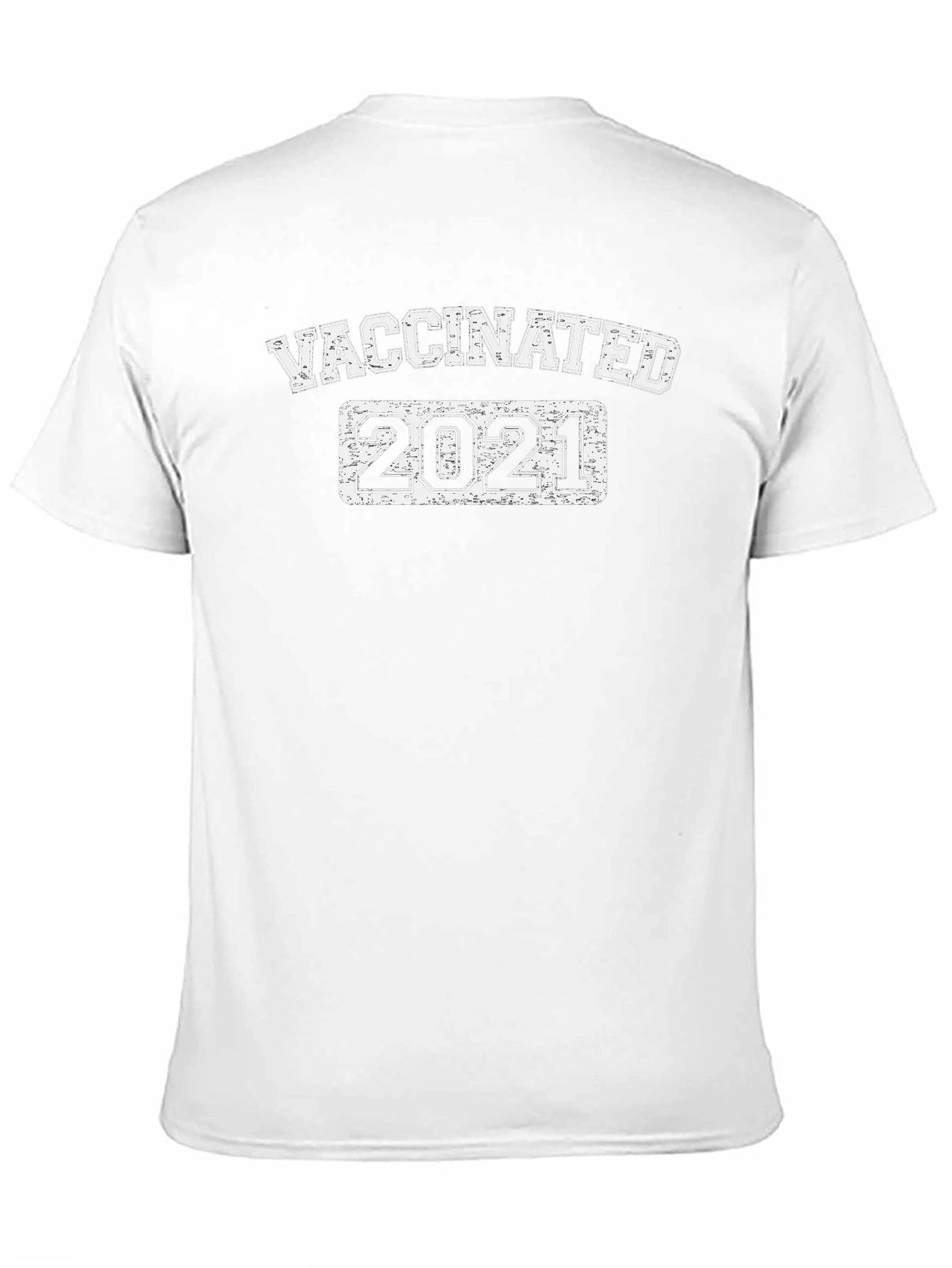 Vaccinated 2021 T-Shirt - Distressed Design