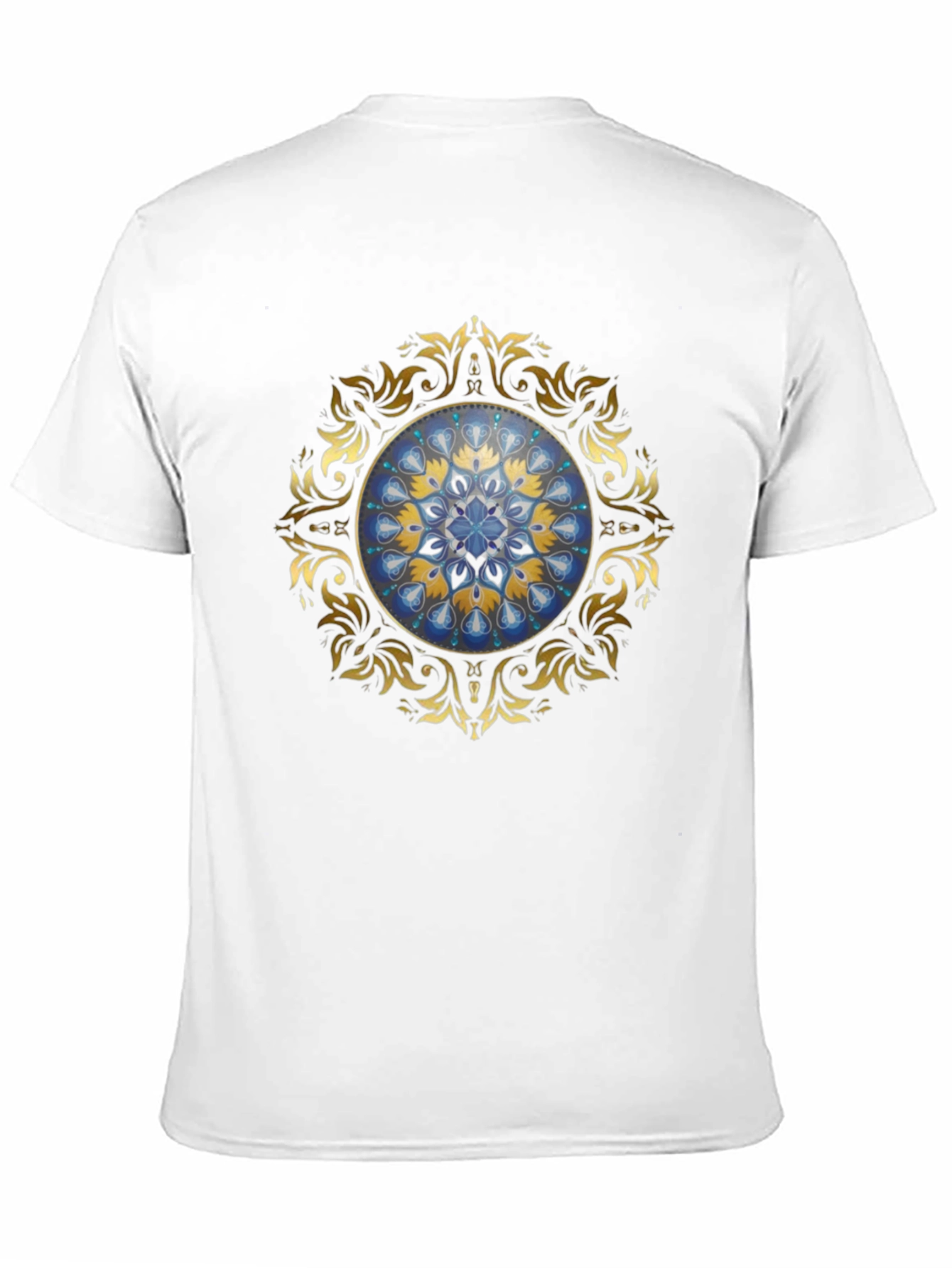 Elegant Mandala Graphic Tee - Unisex Black T-Shirt