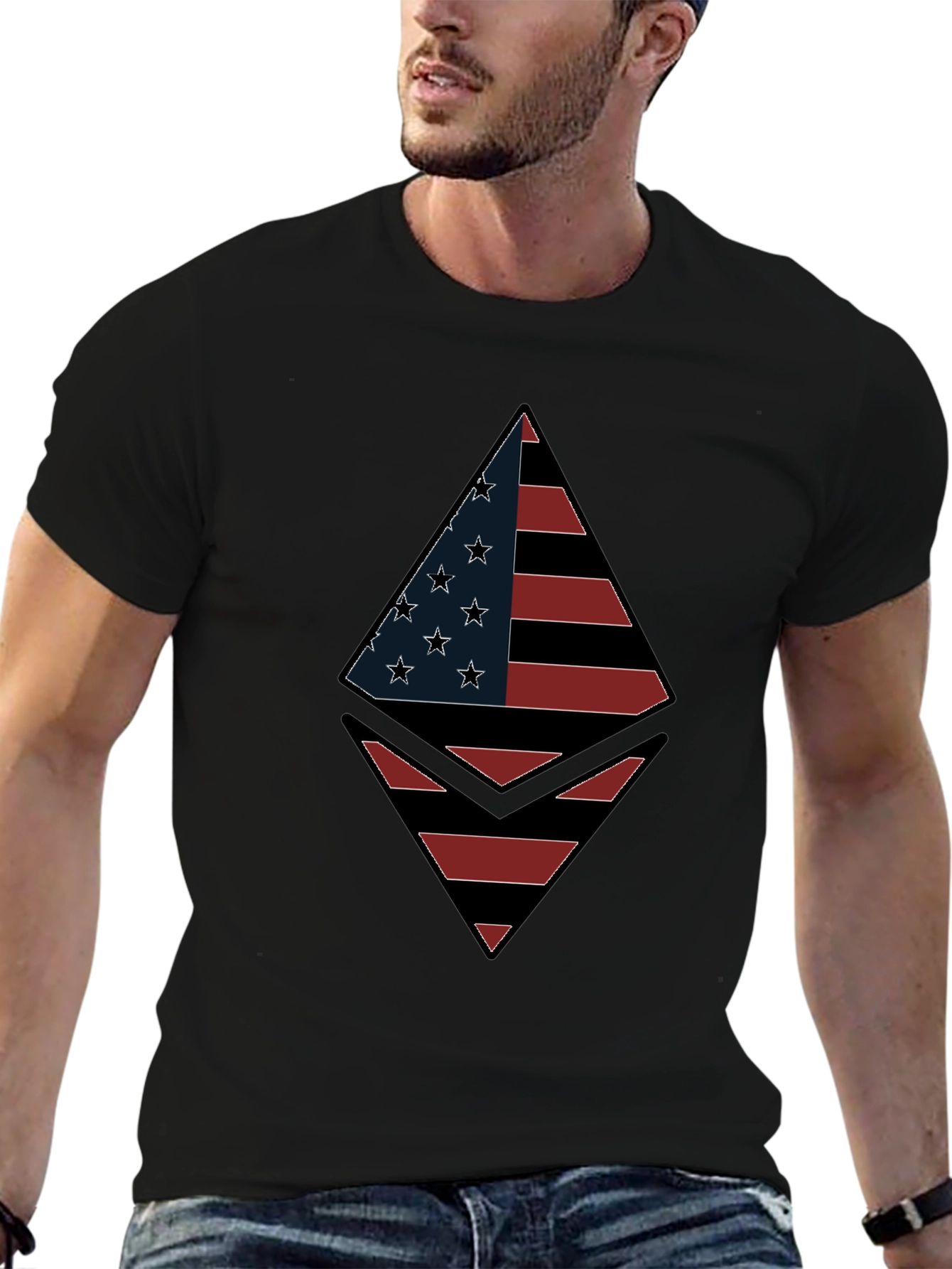 American Flag Ethereum T-Shirt