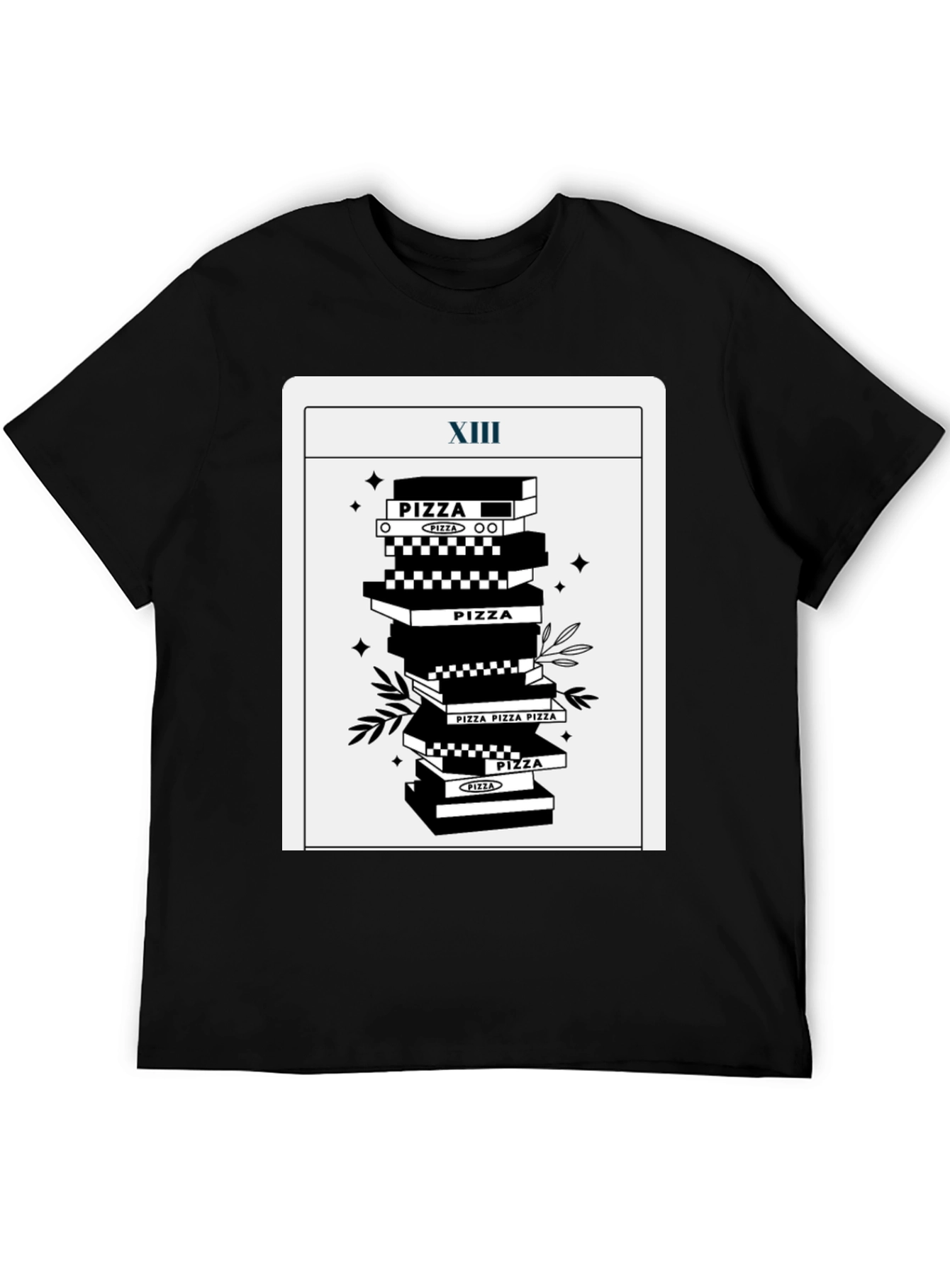 Pizza Tarot T-Shirt - Death Card Parody