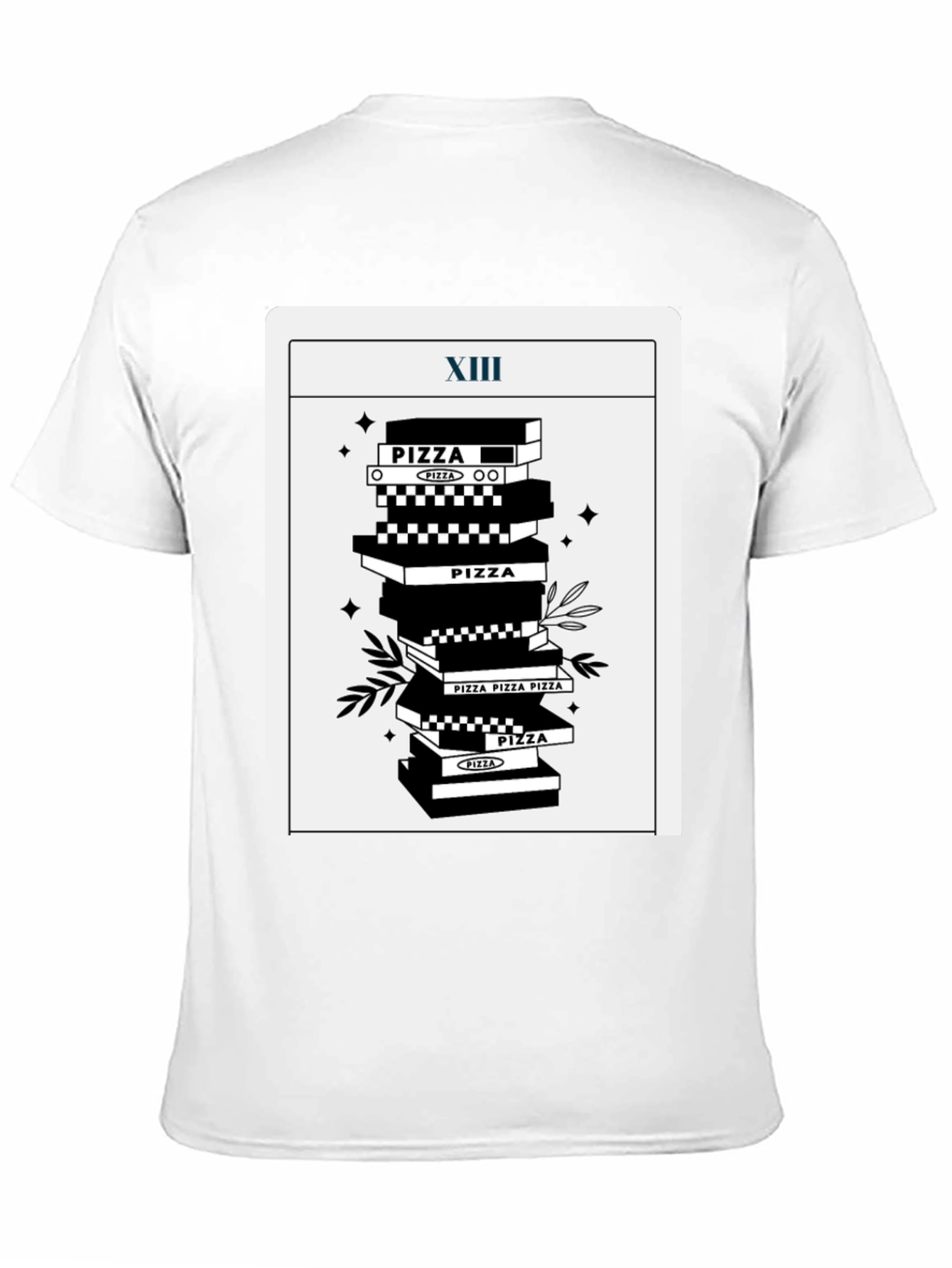 Pizza Tarot T-Shirt - Death Card Parody