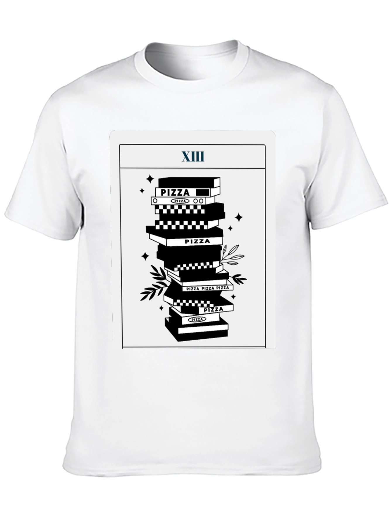 Pizza Tarot T-Shirt - Death Card Parody