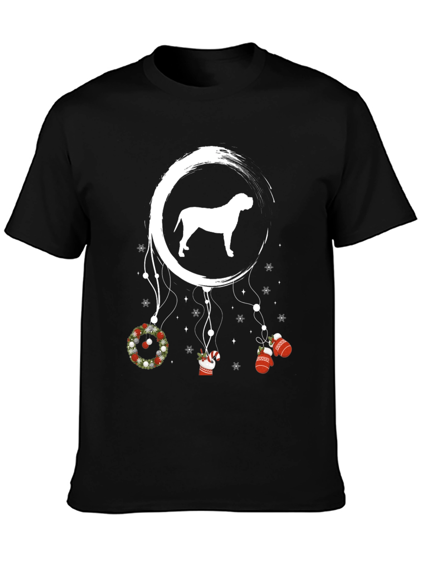 Christmas Dog Dreamcatcher T-Shirt