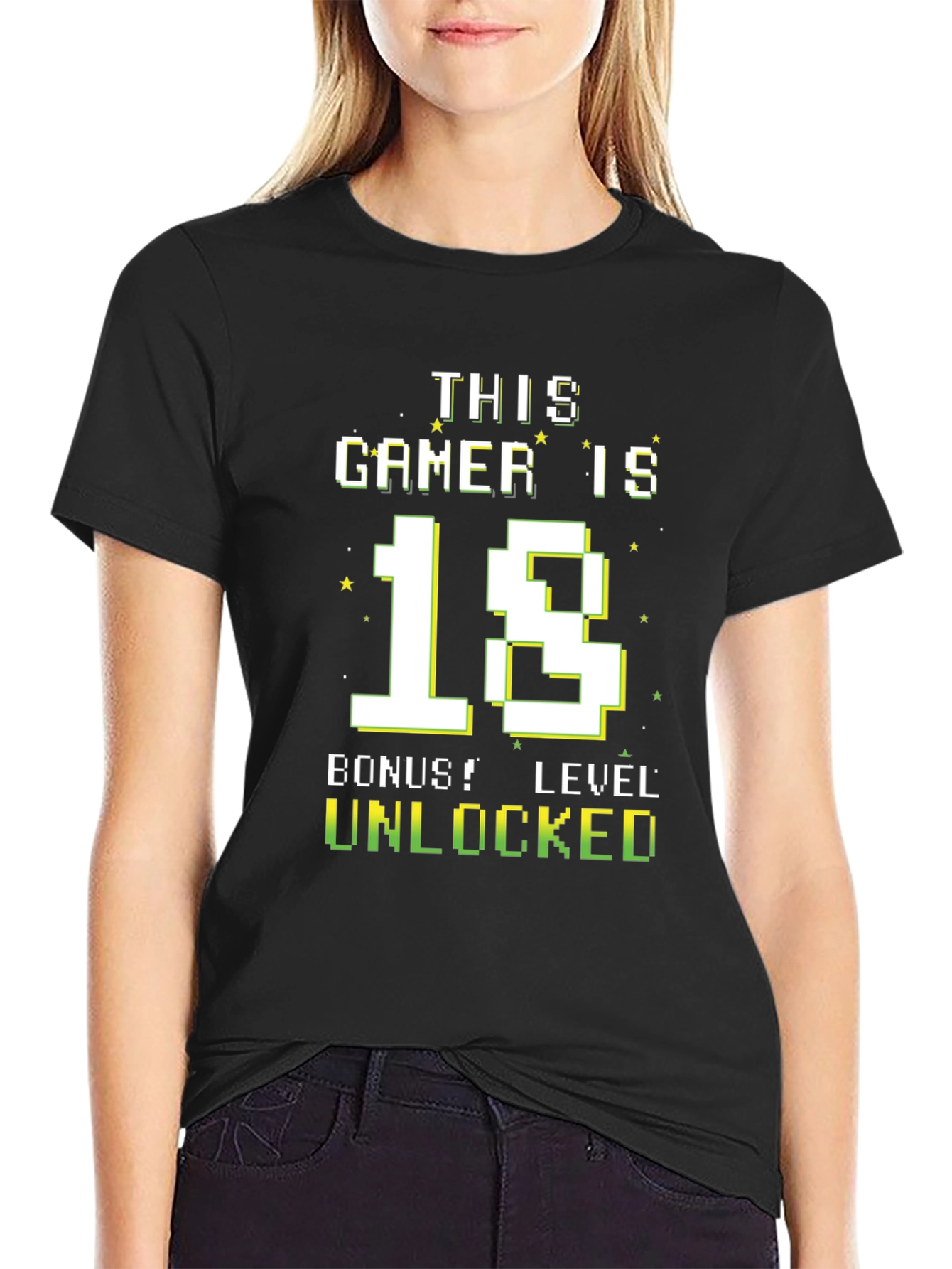 Gamer 18th Birthday Level Unlocked T-Shirt
