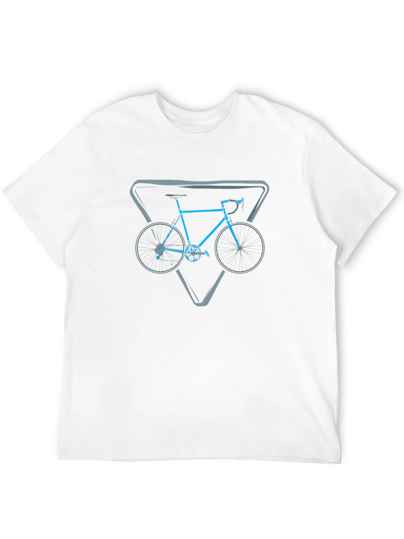 Cycle T-Shirt: Geometric Bike Design
