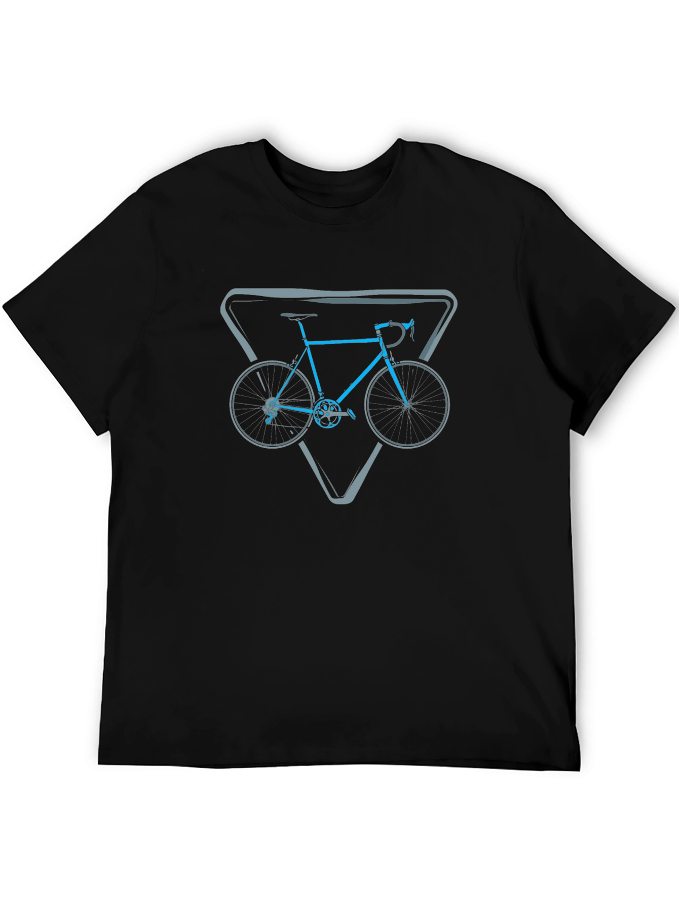 Cycle T-Shirt: Geometric Bike Design