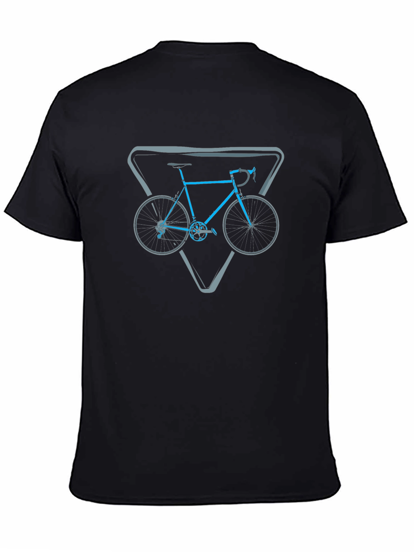 Cycle T-Shirt: Geometric Bike Design