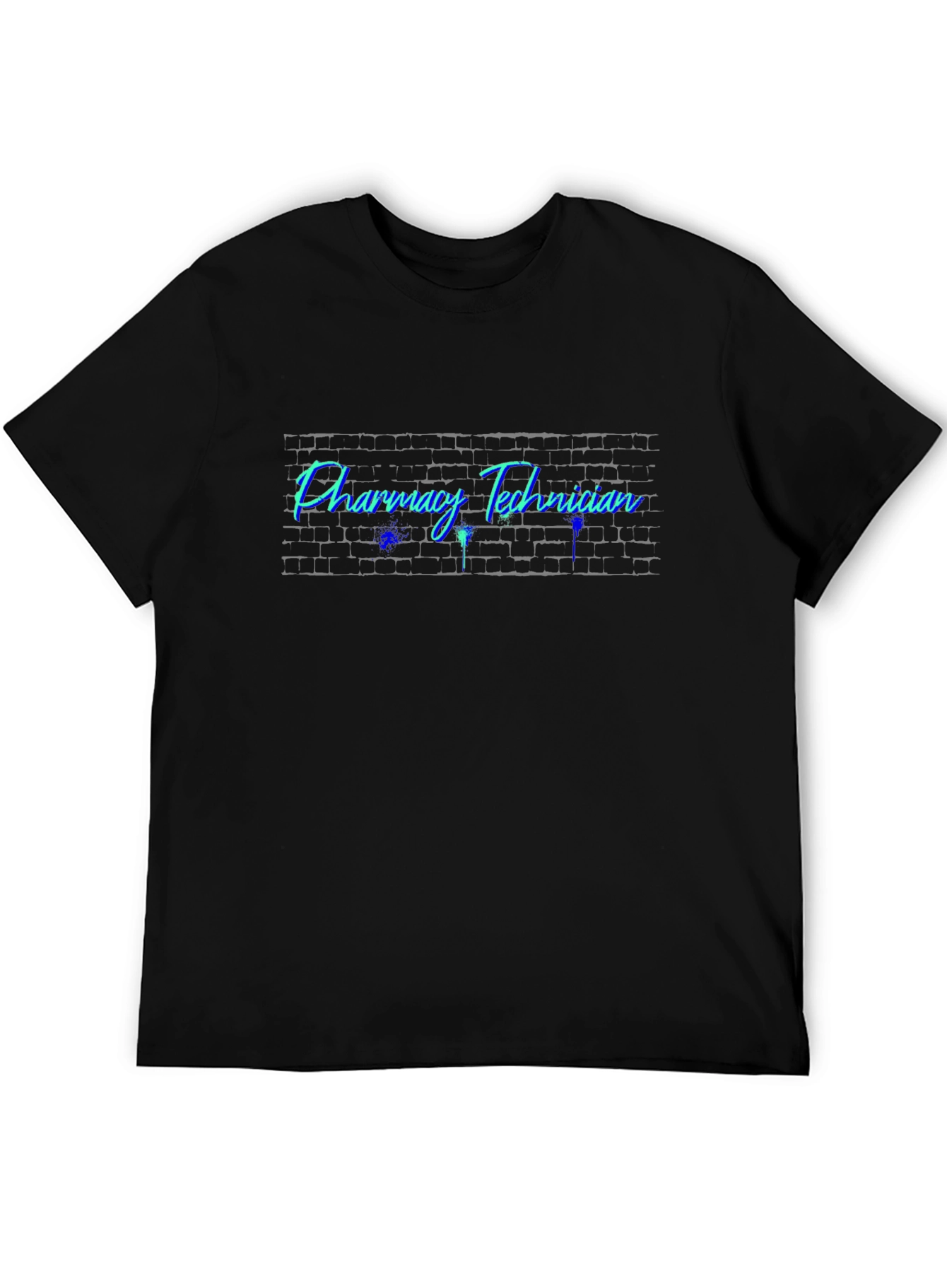 Pharmacy Technician T-Shirt - Brick Wall Design
