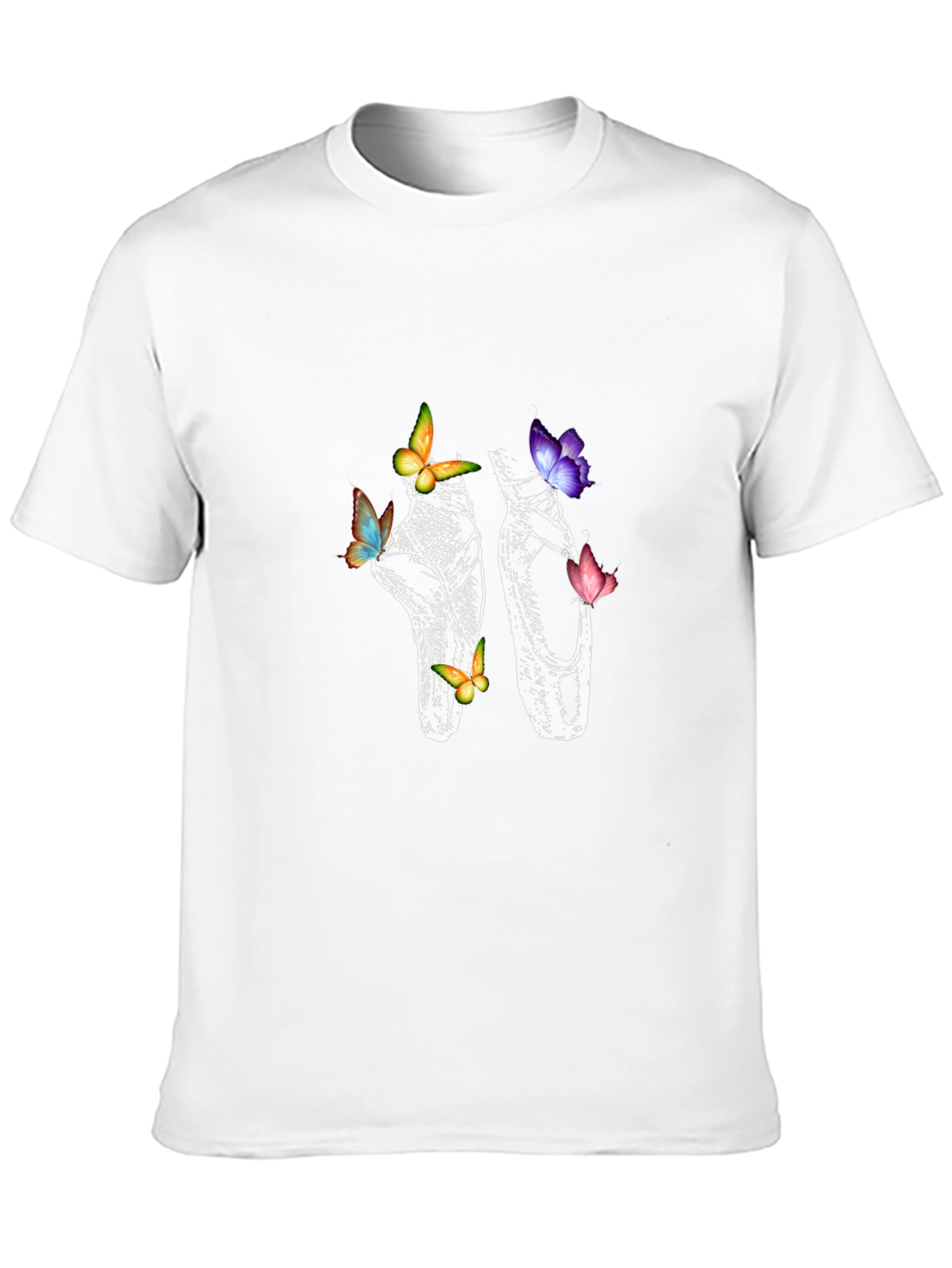 Ballet Shoes and Butterfly T-Shirt