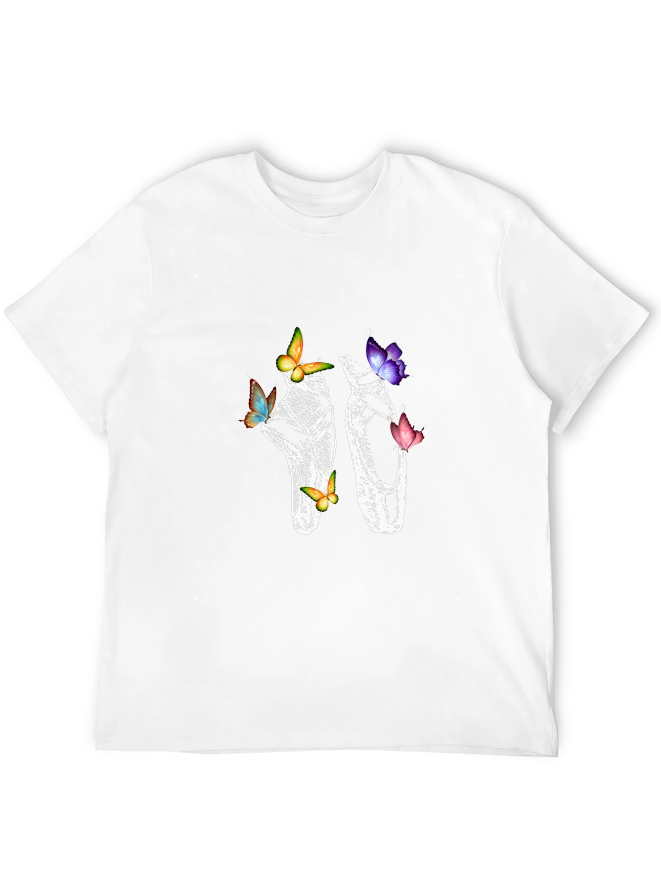 Ballet Shoes and Butterfly T-Shirt