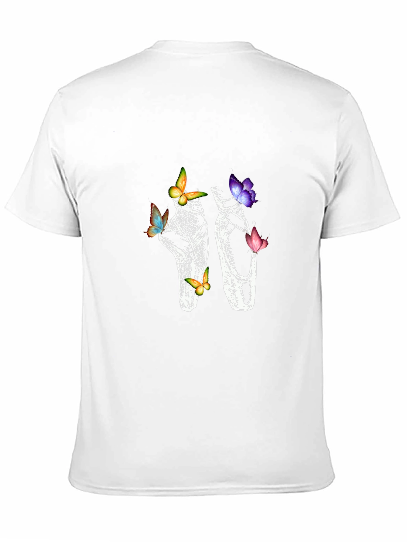 Ballet Shoes and Butterfly T-Shirt