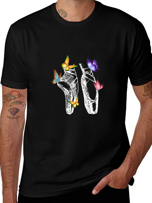 Ballet Shoes and Butterfly T-Shirt
