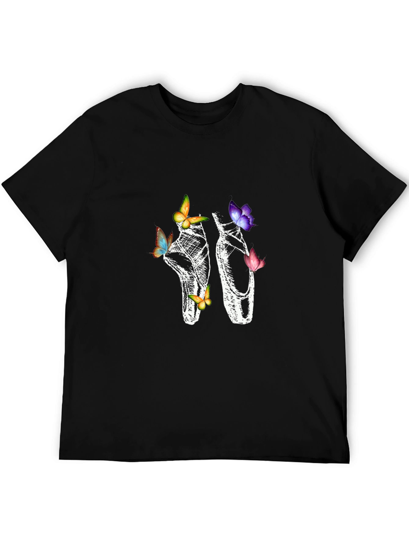 Ballet Shoes and Butterfly T-Shirt