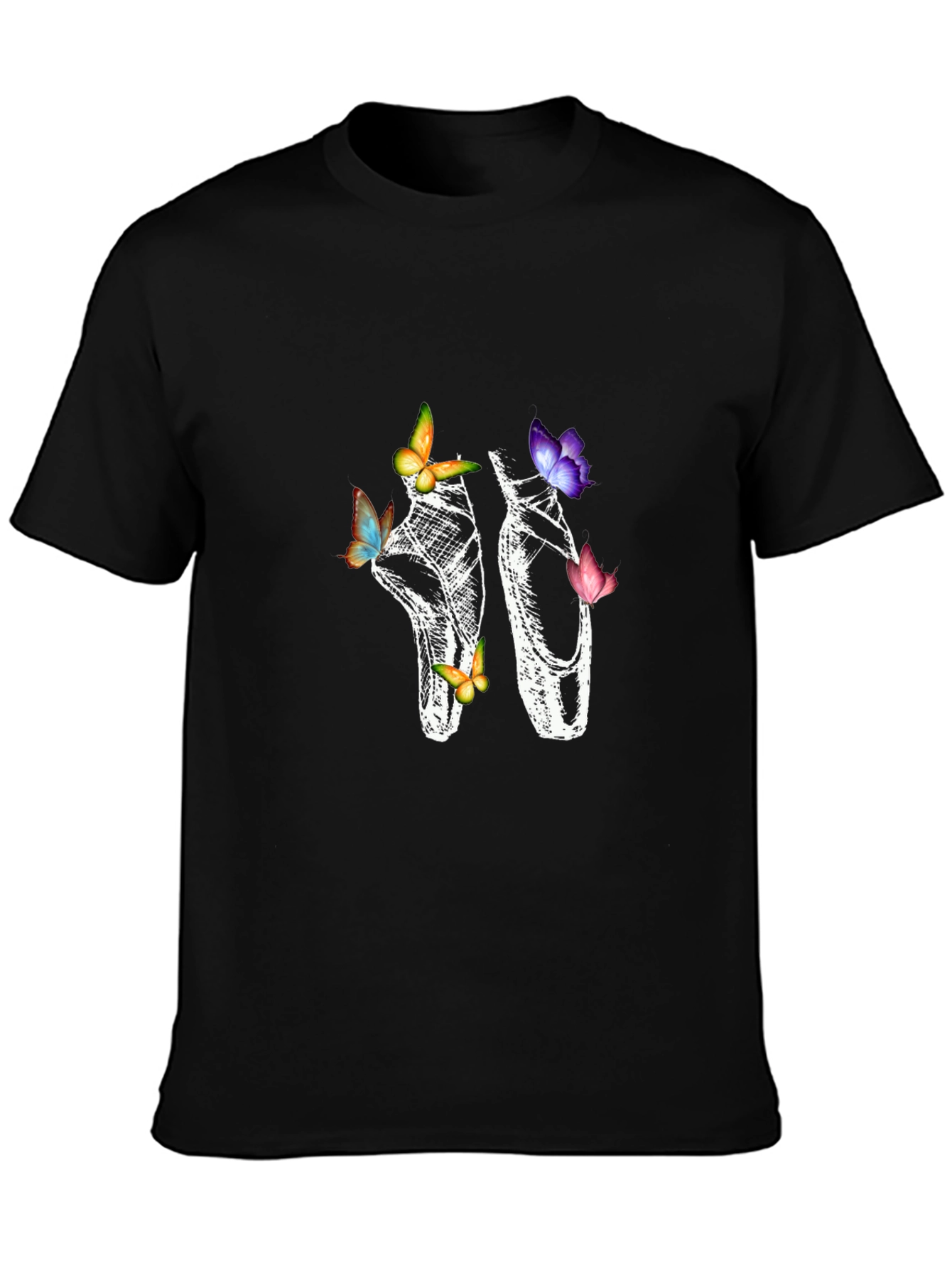 Ballet Shoes and Butterfly T-Shirt