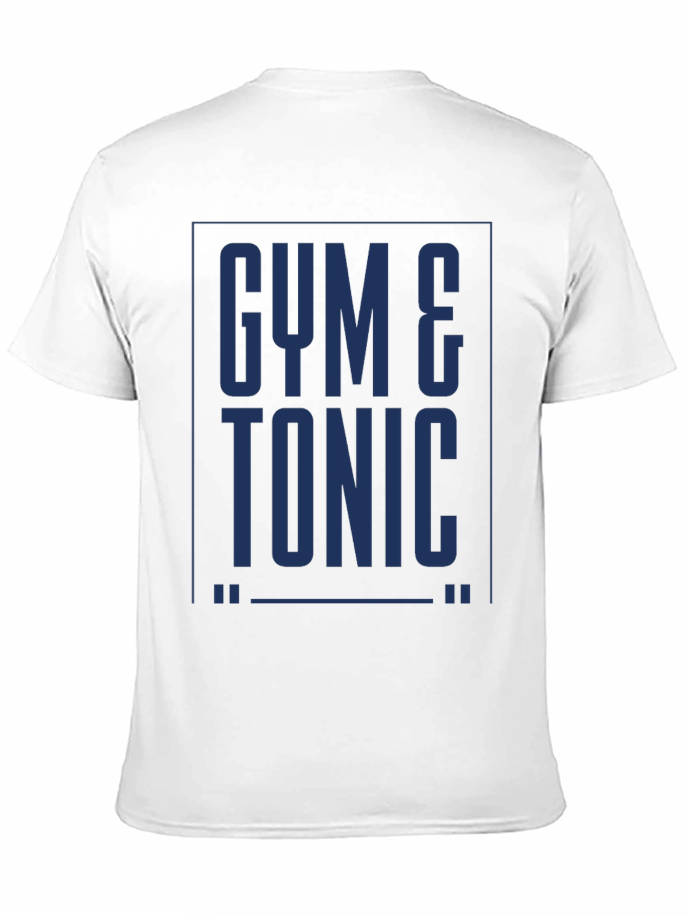 Gym & Tonic Graphic Tee - Black Cotton T-Shirt