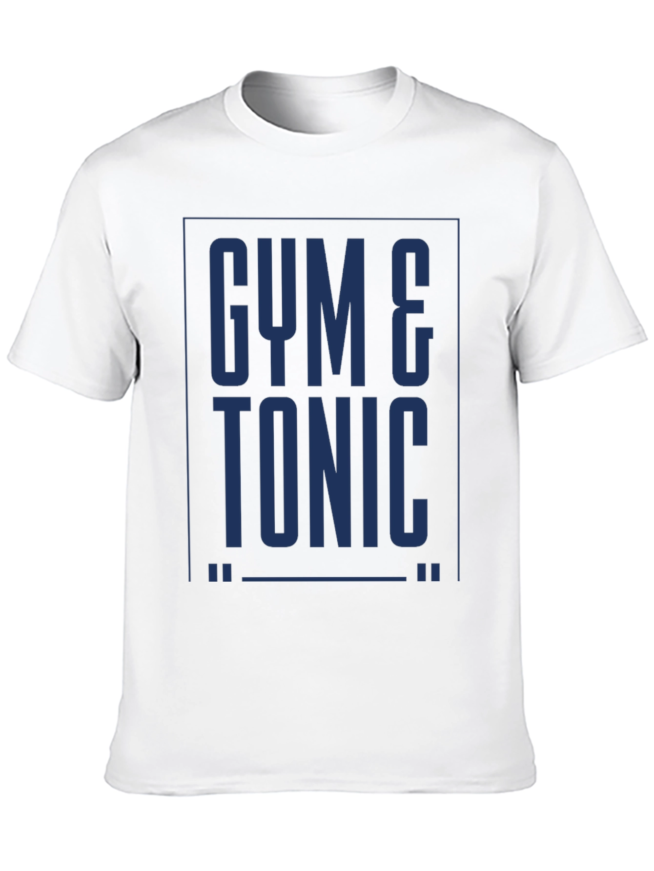 Gym & Tonic Graphic Tee - Black Cotton T-Shirt