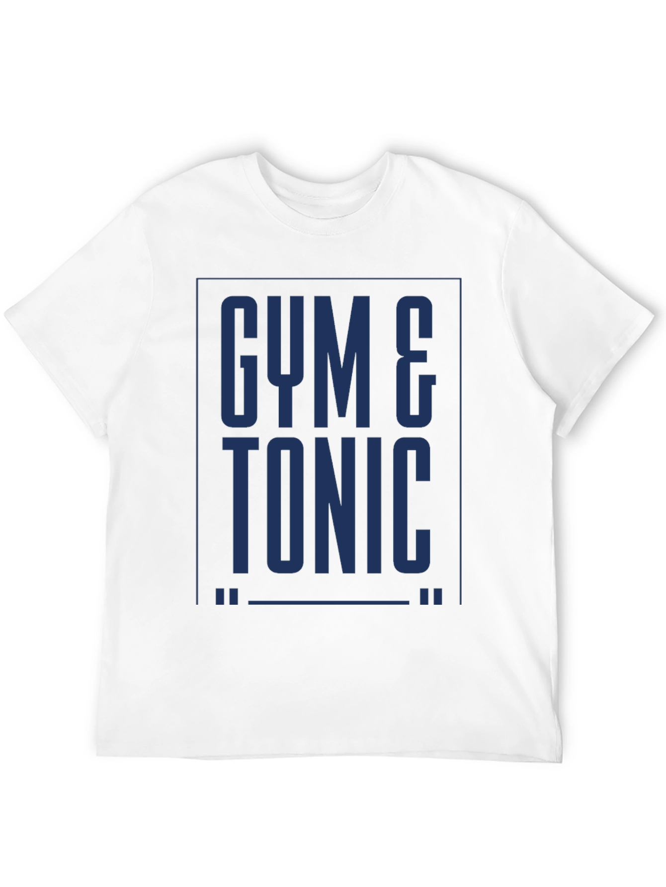 Gym & Tonic Graphic Tee - Black Cotton T-Shirt