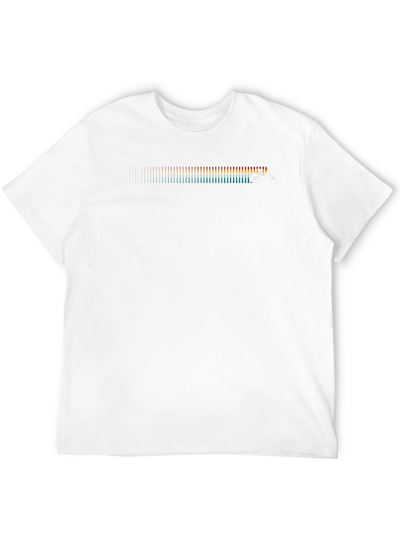 Retro Spectrum Quad Skate Black T-Shirt