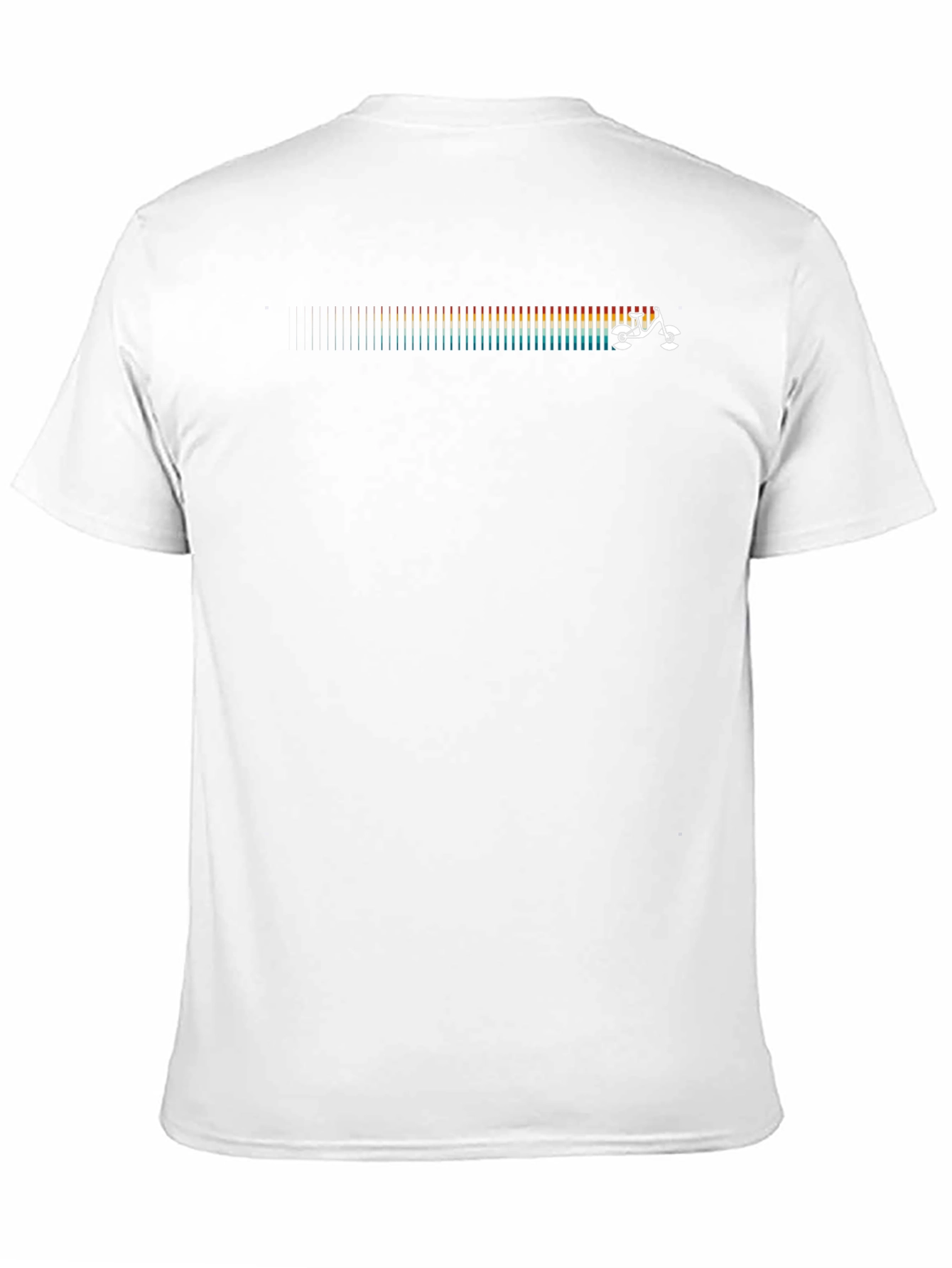 Retro Spectrum Quad Skate Black T-Shirt