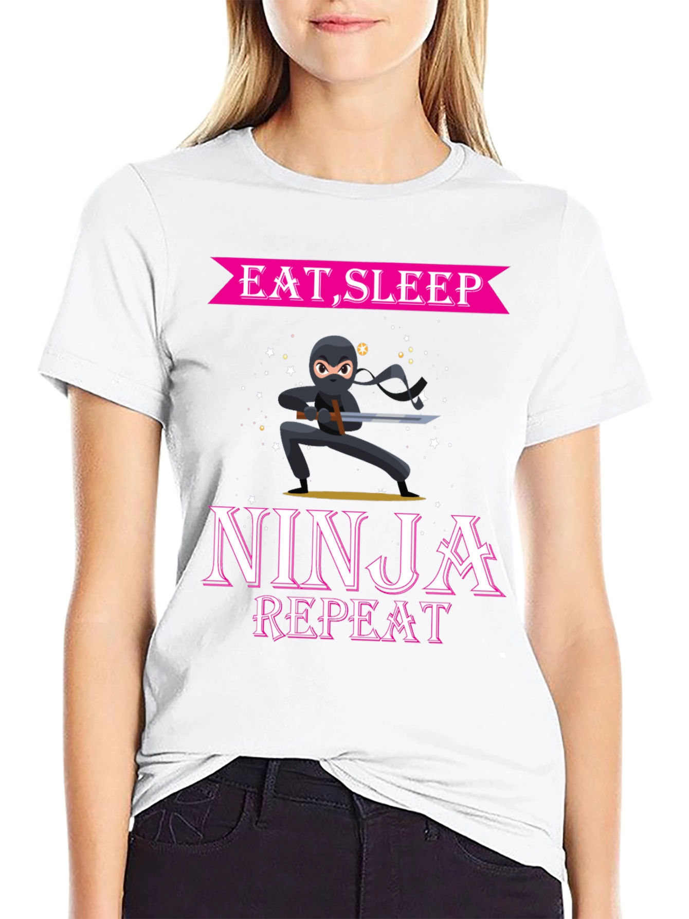 Eat Sleep Ninja Repeat T-Shirt